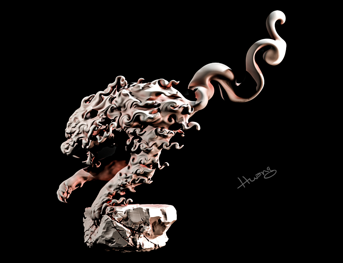 山海经计划-驺吾模型 - 角色/人物/生物 - 作品模型 - CG模型网