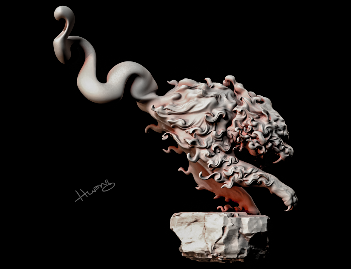 山海经计划-驺吾模型 - 角色/人物/生物 - 作品模型 - CG模型网