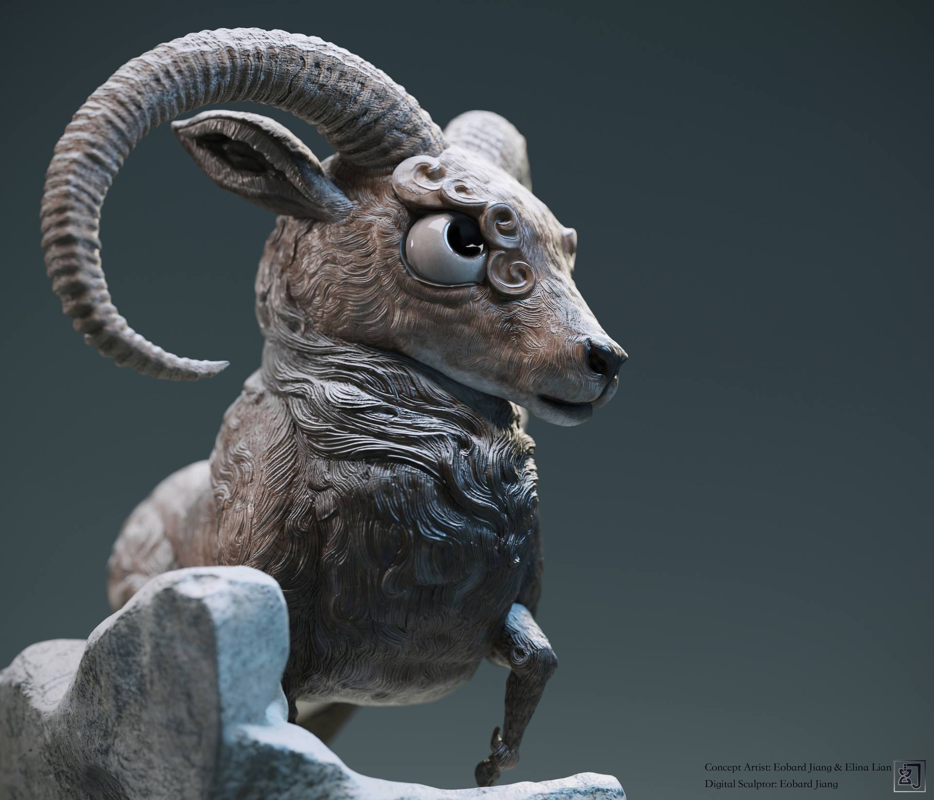 构图1 创意2 技术2 内容1 标签zbrush数字雕塑cg模型网(cgmodel.