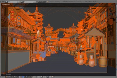 游戏场景 漫画场景模型-古代场景模型库-FBX(.fbx)模型下载-cg模型网