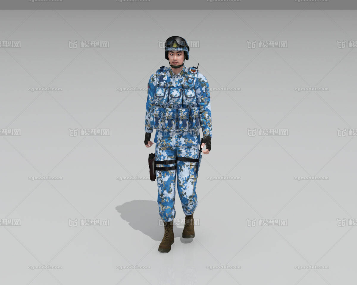 写实 VR模型-男人模型库-3ds Max(.max)模型下载-cg模型网