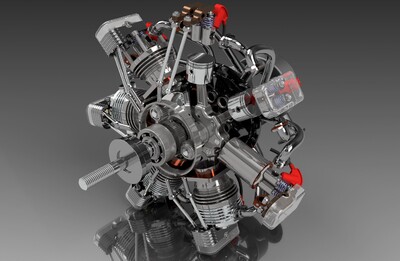 径向引擎 飞机零件 螺旋桨发动机  直升机引擎 螺旋桨飞机发动机