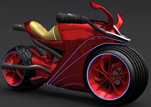 pbr 科幻摩托 未来交通工具 创战纪 未来摩托车 概念摩托车 太空摩托