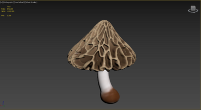 一组蘑菇模型模型-真菌模型库-3ds Max(.max)模型下载-cg模型网