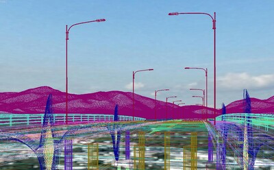 梁橋 連續梁橋 公路橋 _神秘的青蜂俠作品_場景場景部件_cg模型網