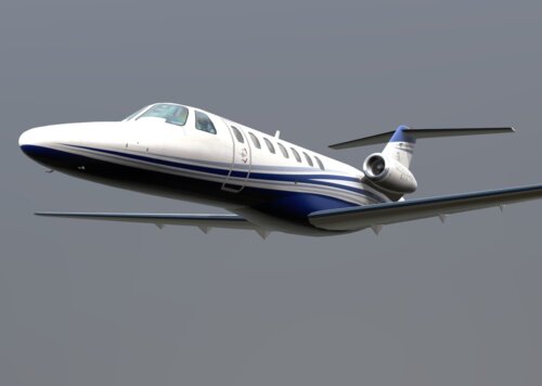 塞斯纳cj3喷气式飞机 客机 民用航空器