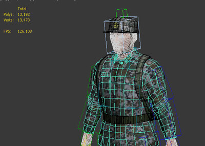 写实 解放军模型-男人模型库-3ds Max(.max)模型下载-cg模型网