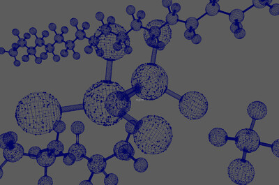 化学分子链 分子式模型-其他模型库-Maya(.ma/.mb)模型下载-cg模型网
