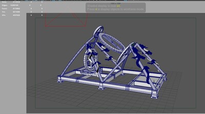 元朝简仪中国古代天文观测仪器文物模型-文物器皿模型库-Maya(.ma/.mb)模型下载-cg模型网