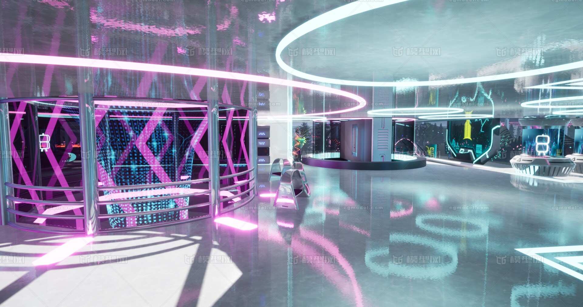 科幻 公寓模型-科幻场景模型库-Unreal Engine模型下载-cg模型网
