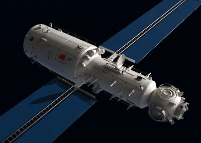 天和核心舱 天和号模型-其他航天设施模型库-3ds Max(.max)模型下载-cg模型网