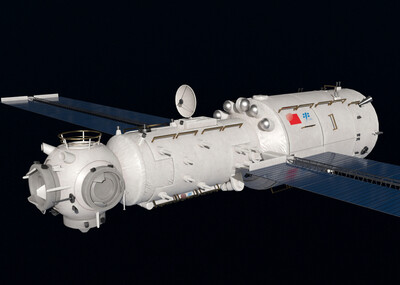 天和核心舱 天和号模型-其他航天设施模型库-3ds Max(.max)模型下载-cg模型网