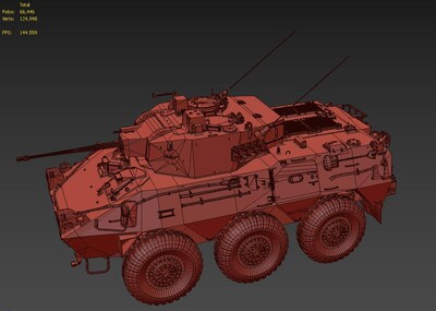 87式装甲车 pbr材质 坦克车 侦察警戒车 军事装备 日本装甲车 三菱