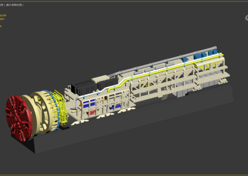 盾構機模型