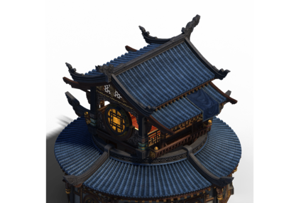 三渲二 高品质精度模型-场景部件模型库-3ds Max(.max)模型下载-cg模型网