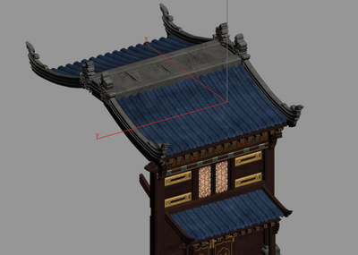 三渲二 高品质精度模型-场景部件模型库-3ds Max(.max)模型下载-cg模型网
