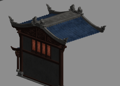 三渲二 高品质精度模型-场景部件模型库-3ds Max(.max)模型下载-cg模型网