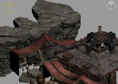 三渲二 高品质精度模型-场景部件模型库-3ds Max(.max)模型下载-cg模型网