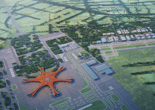 史上最细北京大兴机场主体模型 候机室 内_qq527101353作品_场景现代