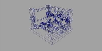 场景模型---卡通风格 房间模型-古代场景模型库-FBX(.fbx)模型下载-cg模型网