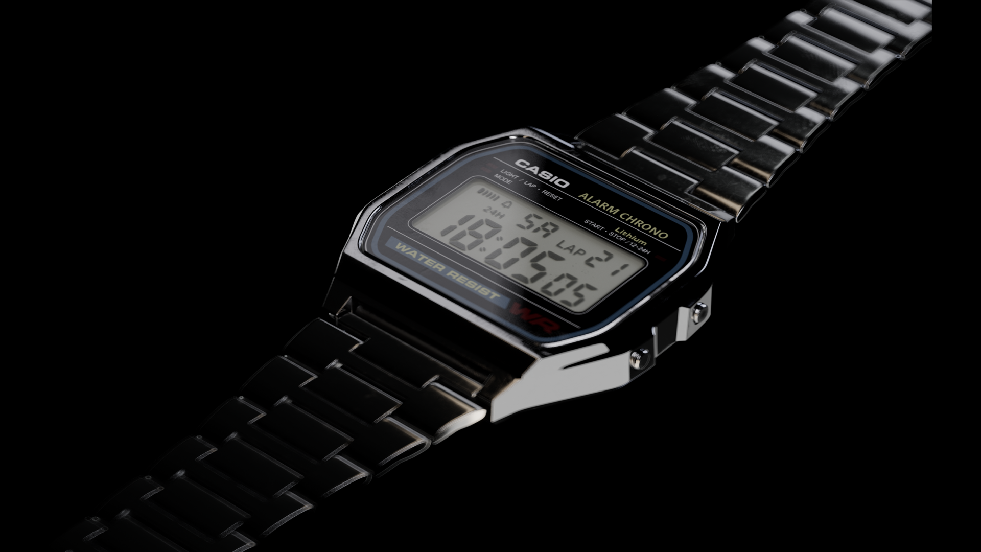 卡西欧a158w_lantek作品_工业/产品/道具_cg模型网