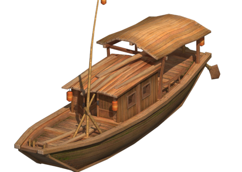 木船,次时代木船,古代木船,古代客船,古代小客船,桃花岛船