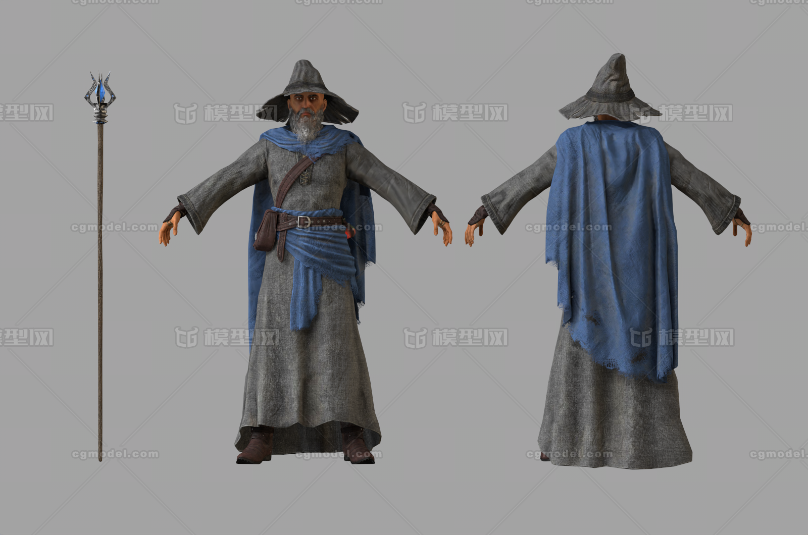 次世代 PBR模型-男人模型库-FBX(.fbx)模型下载-cg模型网