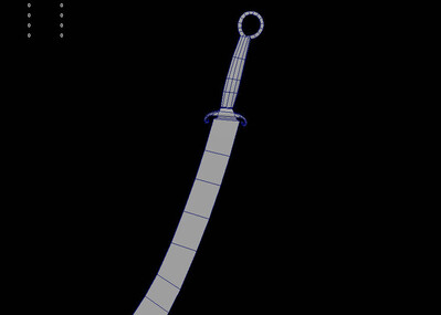 大刀【补】模型-冷兵器模型库-Zbrush(.ztl/.zbp)模型下载-cg模型网