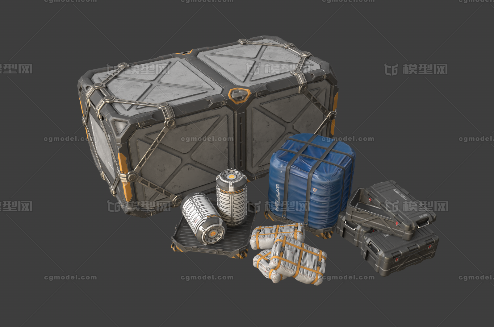 次世代 PBR模型-场景部件模型库-FBX(.fbx)模型下载-cg模型网