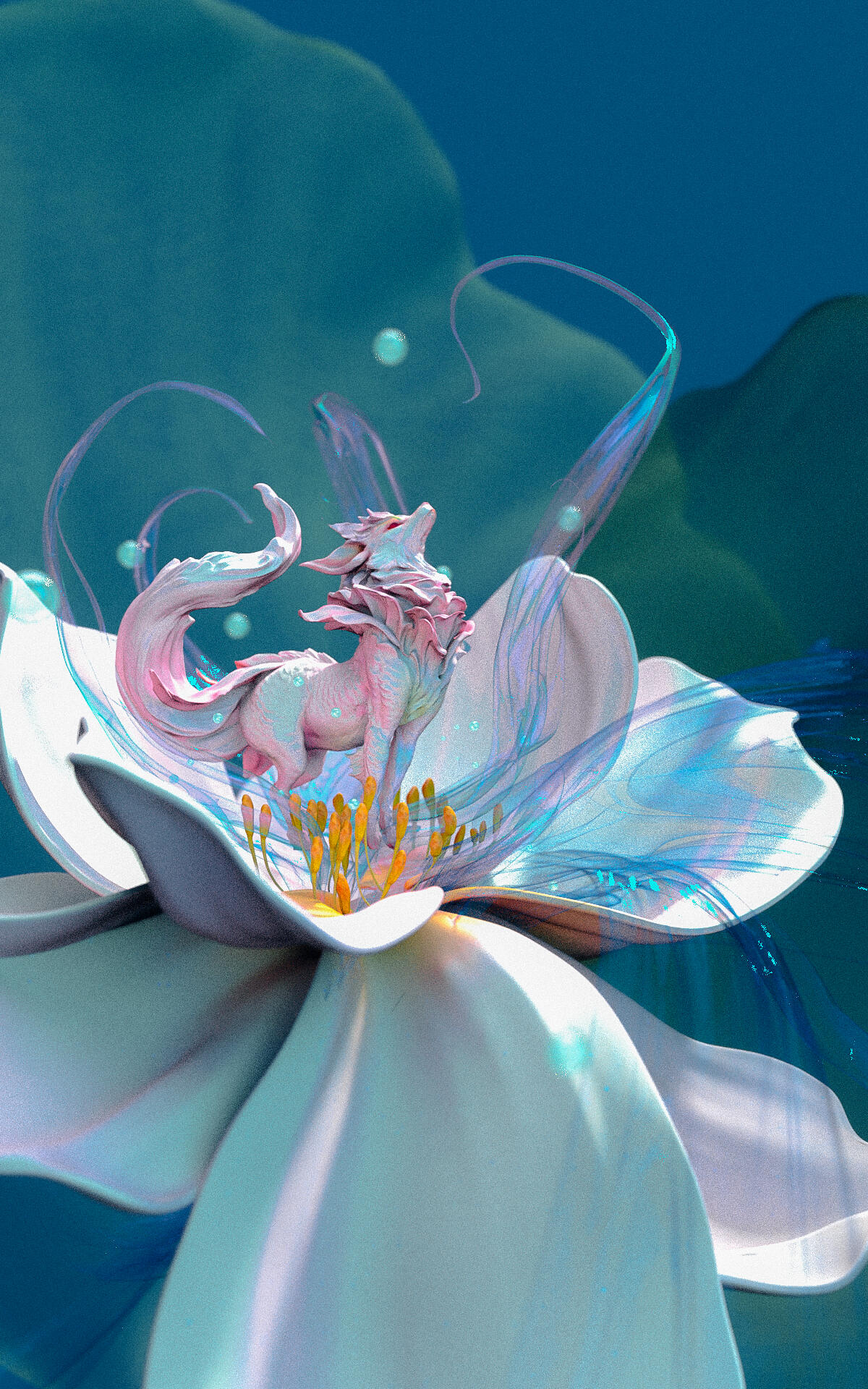 花狐模型 角色 人物 生物 作品模型 Cg模型网