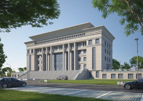 办公楼 行政中心 政府办公楼 行政办公楼 中式建筑 政府大楼 行政广场