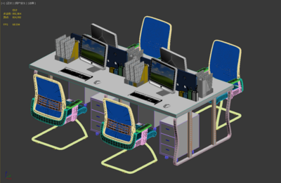 会议桌 会议室桌椅模型-桌椅模型库-FBX(.fbx)模型下载-cg模型网