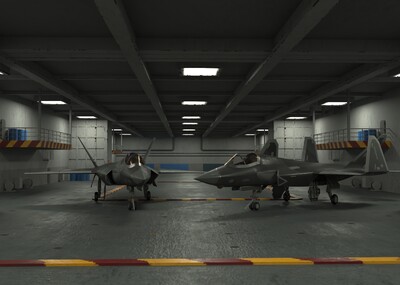 PBR 绑定动画 歼35战斗机 中国海军隐身舰载机 海四代 J35 歼-35 J-35 福建舰舰载机