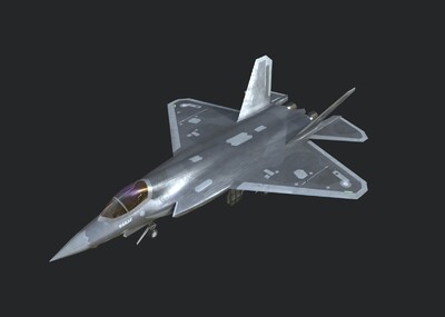 PBR 绑定动画 歼35战斗机 中国海军隐身舰载机 海四代 J35 歼-35 J-35 福建舰舰载机