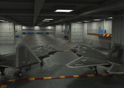 PBR 绑定动画 歼35战斗机 中国海军隐身舰载机 海四代 J35 歼-35 J-35 福建舰舰载机