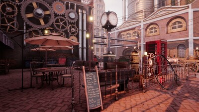 蒸汽朋克 维多利亚市模型-科幻场景模型库-Unreal Engine模型下载-cg模型网