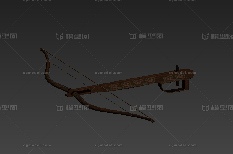 古代武器模型 秦弩模型-冷兵器模型库-3ds Max(.max)模型下载-cg模型网