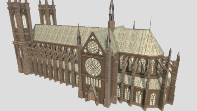 配置内景 教堂模型-历史建筑模型库-FBX(.fbx)模型下载-cg模型网