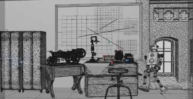 蒸汽朋克 室内场景模型-科幻场景模型库-Cinema 4D(.c4d)模型下载-cg模型网