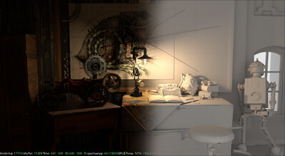 蒸汽朋克 室内场景模型-科幻场景模型库-Cinema 4D(.c4d)模型下载-cg模型网