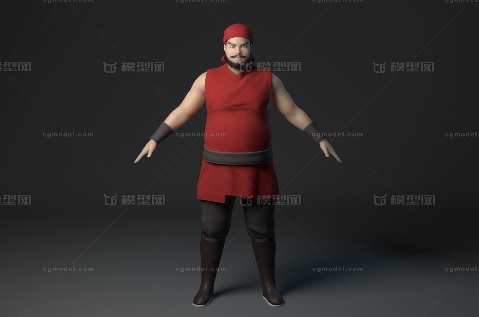 写实 古代刽子手模型-男人模型库-FBX(.fbx)模型下载-cg模型网