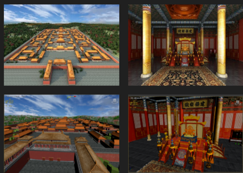 故宫乾清宫,太和殿故宫,正大光明殿,皇宫_模型制造作品_场景古代场景