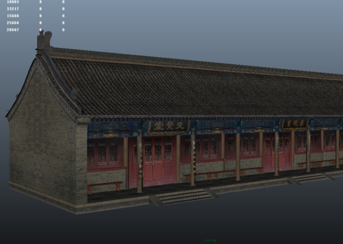 古建 古代房子模型-历史建筑模型库-3ds Max(.max)模型下载-cg模型网