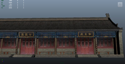 古建 古代房子模型-历史建筑模型库-3ds Max(.max)模型下载-cg模型网