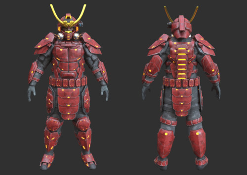 科幻忍者 未来战士 赛博朋克 机器人 生化人 武士铠甲 未来人类 武士