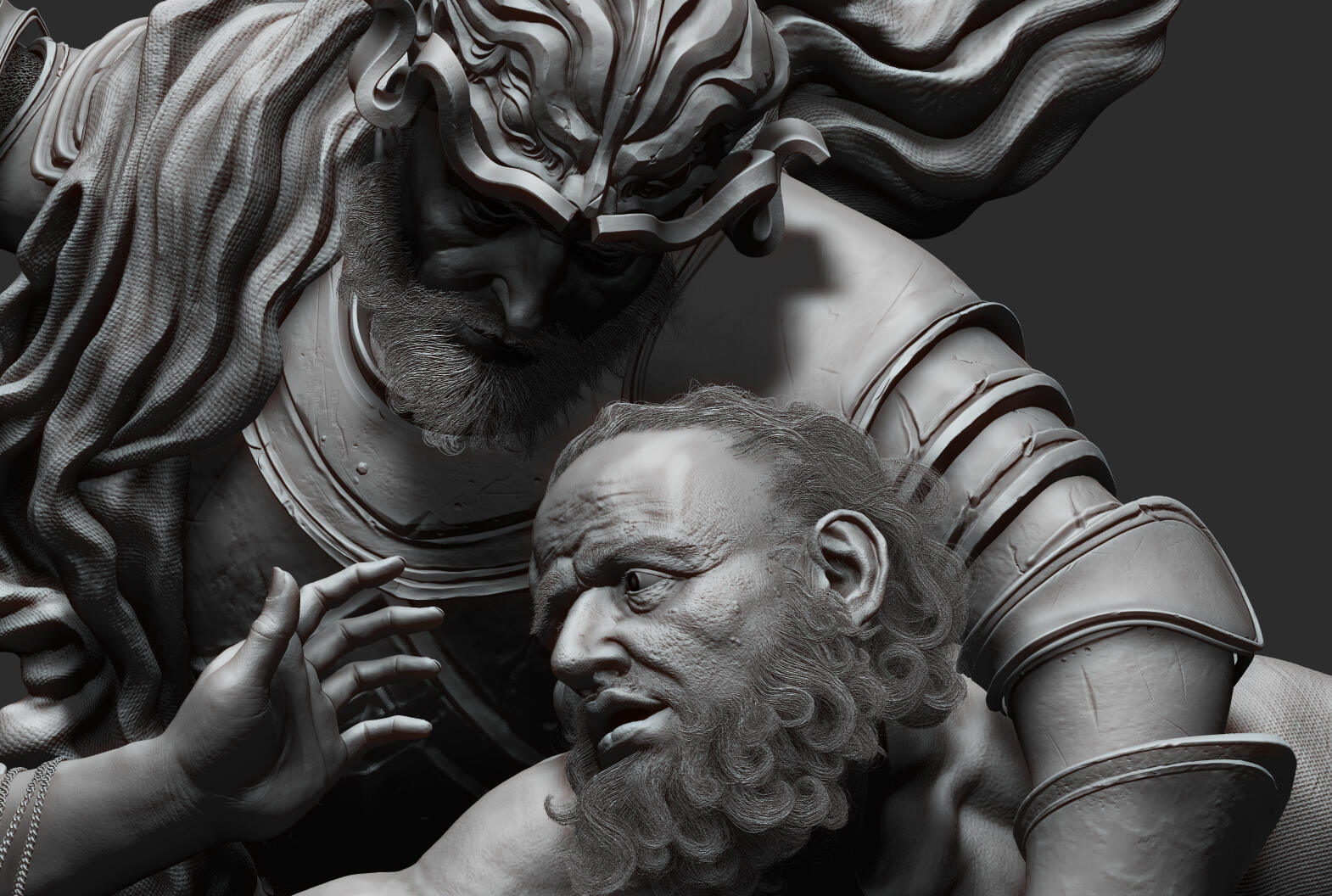 《参孙与达利拉》模型 - 角色/人物/生物 - 作品模型 - CG模型网