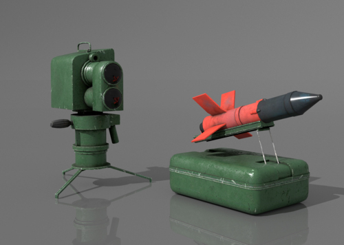 红箭-73c反坦克导弹 hj-73 仿前苏联at-3型 红箭73  红箭 国产反坦克