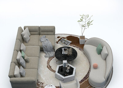 客厅 沙发模型-客厅模型库-3ds Max(.max)模型下载-cg模型网
