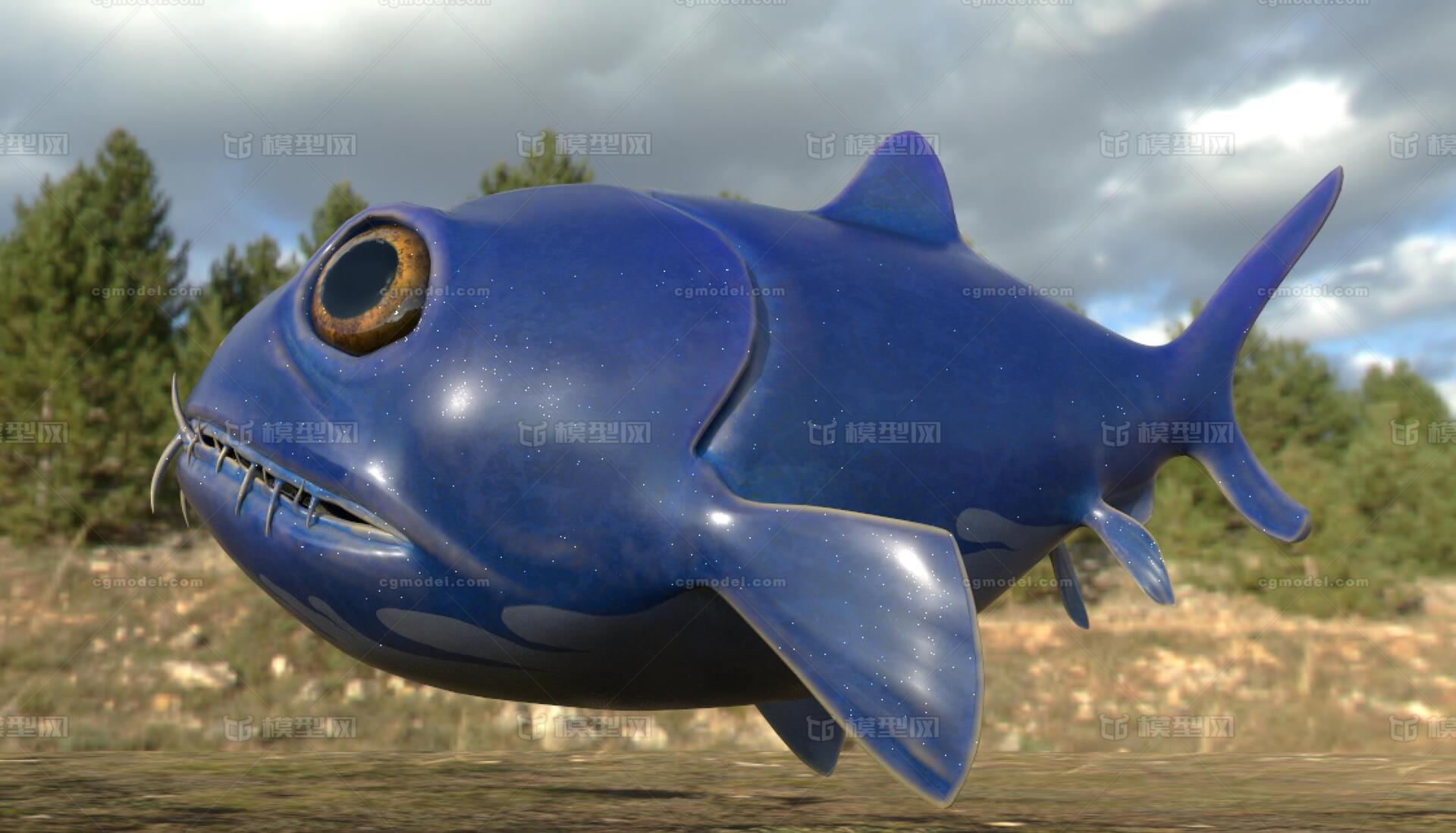 fish 鱼模型-鱼类模型库-Maya(.ma/.mb)模型下载-cg模型网