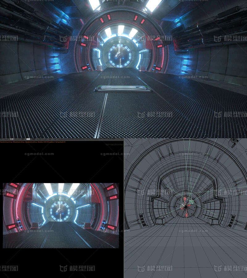 C4D 科幻场景模型-科幻场景模型库-Cinema 4D(.c4d)模型下载-cg模型网